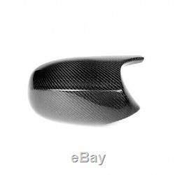 M3 Style REAL Carbon Fiber Mirror Cap Cover For BMW E90 E92 E93 Facelifted 08-11