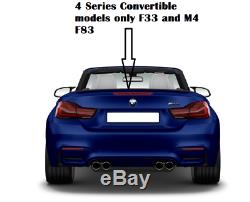 M4 Style BMW 4 series Carbon Fibre Spoiler 2014+ F33/F83 convertible Real Carbon