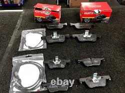 NEW BMW 3 SERIES F30 316 320d GENUINE MINTEX FRONT AND REAR PAD SET AND SENSORS