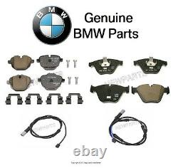 NEW For BMW F10 535d 535i Front & Rear Brake Pads Set with Sensors KIT Genuine