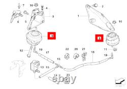 NEW GENUINE BMW 3 SER E46 330d M57 DIESEL ENGINE SUSPENSION MOUNTS SET N/S + O/S
