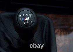 NEW Genuine BMW M-Sport 6-Speed Black Leather Gear Knob Gearstick Manual