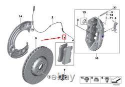 New Bmw F90 Front Brake Pads Set 34108093715 8093715 Genuine 18-20