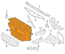 New Bmw Genuine 6 Series F06 F12 F13 Front Full Air Duct Slam Panel Set 7211508