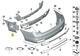 New Genuine Bmw 7 Series G11 G12 Lateral Rear Left Mount 7357147 Oem