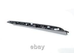 New Genuine BMW Aluminum Hexagon Center Console Trim Right 51168058572