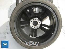 New Genuine Bmw 3 4 Series 19 442 M Sport Orbit Grey Alloy Wheels Tyre Tpms Set