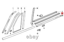 New Genuine Bmw 3 Series E30 Convertible Rear Outer Weather Trim Strip Left N/s