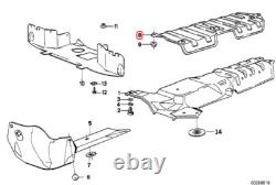 New Genuine Bmw 3 Series E30 Rear Muffler Heat Resistant Plate 51481945429