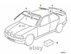 New Genuine Bmw 3 Series E36 92-98 Sedan Rear Upper Windshield Trim Seal 1977277