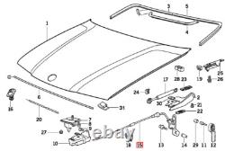 New Genuine Bmw 3 Series E36 Coupe Front Bonnet Release Cable 51238135822