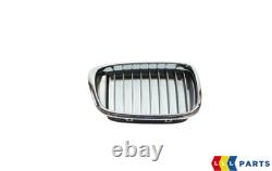 New Genuine Bmw 5 Series E39 Front Bumper Kidney Grille Chrome Set Left Right
