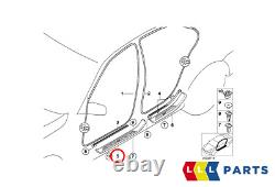 New Genuine Bmw 5 Series E39 Front Door Sill Cover Black Left N/s 8159933