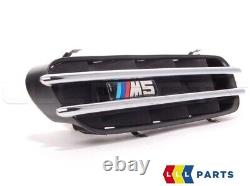 New Genuine Bmw 5 Series E60 M5 Wing Fender Grille Front Left N/s 51137896849