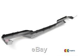 New Genuine Bmw 6 F12 F13 F06 11-17 Rear Bumper Diffuser With Two Muffler Holes