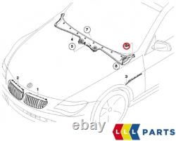 New Genuine Bmw 6 Series E63 E64 Windshield Cowl Cover 51717008922
