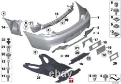 New Genuine Bmw 6 Series F06 F12 F13 Rear Bumper Underbody Cover 51128050516