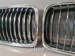 New Genuine Bmw 7 Ser E38 From 09/98 Bumper Grille Front Pair 8231595 & 8231596