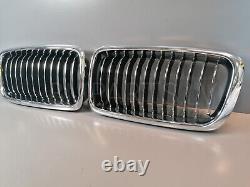 New Genuine Bmw 7 Ser E38 From 09/98 Bumper Grille Front Pair 8231595 & 8231596