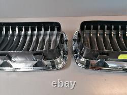 New Genuine Bmw 7 Ser E38 From 09/98 Bumper Grille Front Pair 8231595 & 8231596