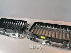 New Genuine Bmw 7 Ser E38 From 09/98 Bumper Grille Front Pair 8231595 & 8231596