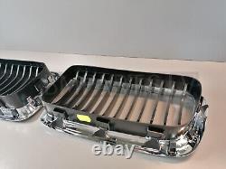 New Genuine Bmw 7 Ser E38 From 09/98 Bumper Grille Front Pair 8231595 & 8231596