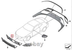New Genuine Bmw 8 Series G14 G15 G16 Front Bumper Center Lower Grill 51118074420