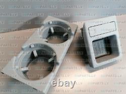 New Genuine Bmw E46 Cup Holder With Coinbox Grey 8248504 & 8248505