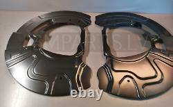 New Genuine Bmw E70 E71 F15 F16 M Brake Prot. Plate Front Pair 6895051 & 6895052