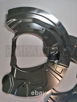 New Genuine Bmw E70 E71 F15 F16 M Brake Prot. Plate Front Pair 6895051 & 6895052