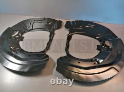New Genuine Bmw E70 E71 F15 F16 M Brake Prot. Plate Front Pair 6895051 & 6895052