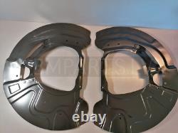 New Genuine Bmw E70 E71 F15 F16 M Brake Prot. Plate Front Pair 6895051 & 6895052