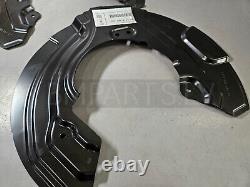 New Genuine Bmw E90 E92 E84 Brake Protection Plate Front Pair 6787319 & 6787320