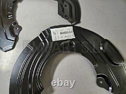 New Genuine Bmw E90 E92 E84 Brake Protection Plate Front Pair 6787319 & 6787320