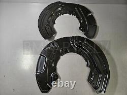 New Genuine Bmw E90 E92 E84 Brake Protection Plate Front Pair 6787319 & 6787320