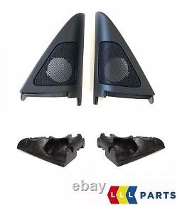 New Genuine Bmw E92 E93 Front Door Speaker Tweeter Cover With Foam Pair Set