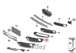 New Genuine Bmw F22 F23 LCI Front Lower Partially Enclosed Grille Left N/s