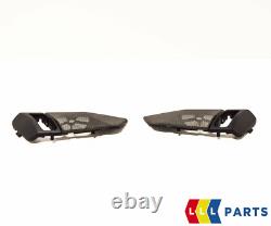 New Genuine Bmw F25 F26 Front Door Harman Kardon Black Speaker Covers Pair Set