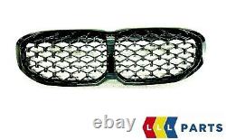 New Genuine Bmw F40 M135ix Front Diamond Pattern Shadow Line Kidney Grille