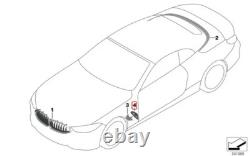 New Genuine Bmw G14 G15 G16 High Gloss Black Fender Airduct Trim Panel Pair Set