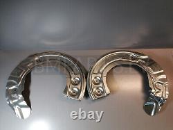 New Genuine Bmw G30 G31 G11 Brake Protection Plate Front Pair 6861797 & 6861798