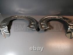 New Genuine Bmw G30 G31 G11 Brake Protection Plate Front Pair 6861797 & 6861798