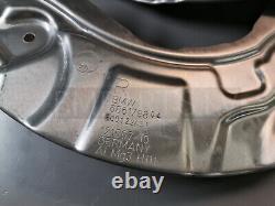 New Genuine Bmw G30 G31 G11 Brake Protection Plate Front Pair 6861797 & 6861798
