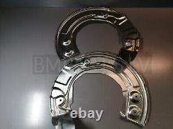 New Genuine Bmw G30 G31 G11 Brake Protection Plate Front Pair 6861797 & 6861798