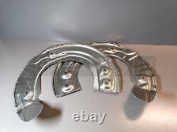 New Genuine Bmw G30 G31 G11 Brake Protection Plate Front Pair 6861797 & 6861798