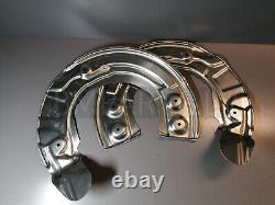 New Genuine Bmw G30 G31 G11 Brake Protection Plate Front Pair 6861797 & 6861798