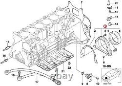 New Genuine Bmw M50 M52 M54 Engines Crankshaft Cover Seal With Housing Kit