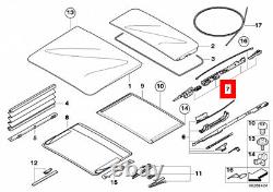New Genuine Bmw X5 E70 06-09 Panoramic Sunroof Rear Section Repair Kit 7278144