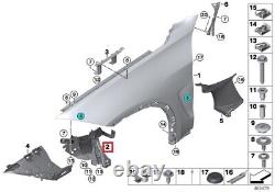 New Genuine Bmw X5 X6 F15 F16 Series Front Fender Bracket Right O/s 51647294544