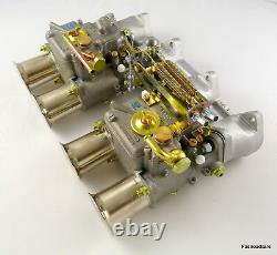 New Genuine Weber Twin 45 Dcoe Carburettor Kit Bmw 2002 Assembled Ready To Fit